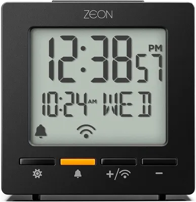 Digitaler Funkwecker mit LCD, Schlummerfunktion und Temperaturanzeige