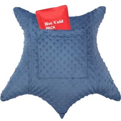 Productafbeelding van Stervormig Hysterectomie Kussen - Denim Blauw