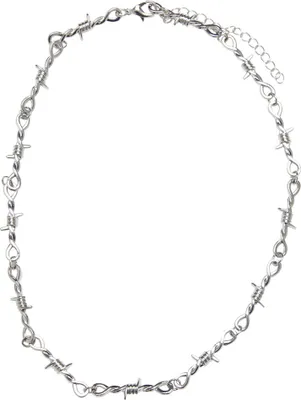 Produktbild von Urban Classics Halskette Uni Barbed Wire Necklace silberfarben Standard