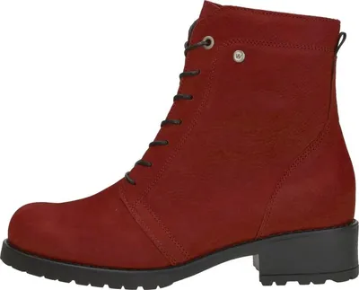 Image de Wolky Quinta Veterschoenen Hoog - Rood - Maat 37