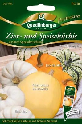 Produktbild von Essbare Zier- & Speisekürbis | Zierkürbissamen von Quedlinburger