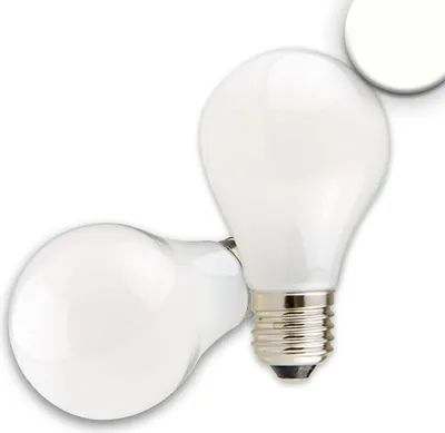 Produktbild von ISOLED E27 LED Birne, 8W, milky, neutralweiß, dimmbar
