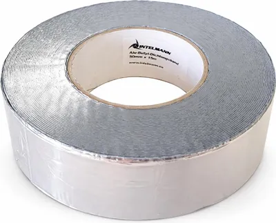 Produktbild von Butyl-Kaltschrumpfband, Butyl-Klebeband alukaschiert 50mm x 15m