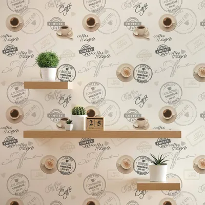 Produktbild von TADESSI | Tapete Küche | M1-No.891 | Papiertapete | Creme | Beige | Ausgefallene Tapete | Wohnzimmer | Schlafzimmer | Küche