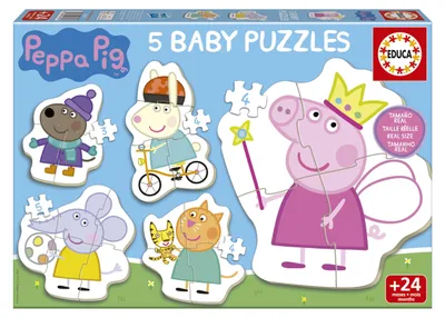 Obrázek produktu pro Puzzle Baby 5w1 Świnka Peppa 113782