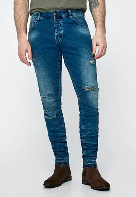 Produktbild von Cayler & Sons Hose ALLDD Stacked Ian Denim Pants Sand Washed Blue-2830
