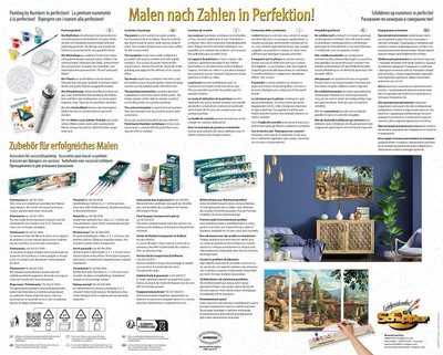Produktbild von Malen nach Zahlen Schipper Sommerresidenz 50x80 cm für Erwachsene, Acrylfarben