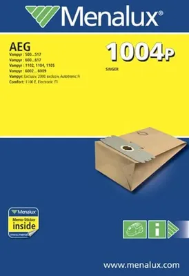Produktbild von Menalux 1004P Staubsaugerbeutel