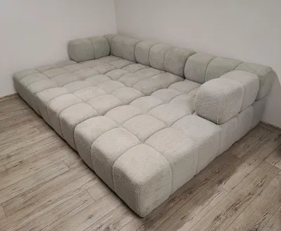 Produktbild von Modernes Modulares Ecksofa Für Das Wohnzimmer Clixi Mini U 279 Cm + Hocker