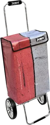 Produktbild von James Einkaufstrolley - LONUM - stabiler Einkaufswagen mit individuellem Design - mehrfarbig: bunt in Ausführung: Chrome19