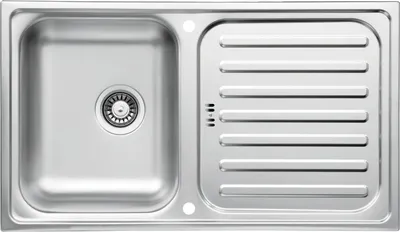 Produktbild von Edelstahl Einbauspüle Spülbecken Küchenspüle Spüle  86 x 50 cm Respekta