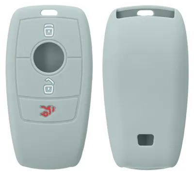 Produktbild von kwmobile Schlüsselhülle für Mercedes Benz Smart Key Autoschlüssel (nur Keyless) Hülle - Autoschlüssel Schlüssel Hülle aus Silikon - Schlüsselschutz