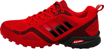 Produktbild von Nowalnd Herren Damen Sneaker Sportschuhe Laufschuhe Turnschuhe Runners,Rot/Schwarz,46