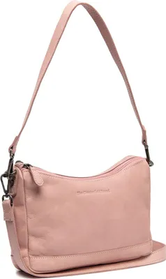 Imagen del producto de The Chesterfield Brand Cuero bolso bandolera bolso de hombro Irving Crossbody Bag Vintage Rose salmón