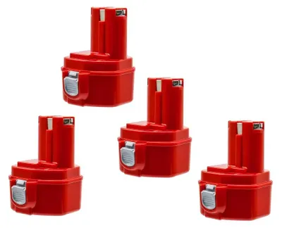 Image de Batterie rechargeable, capacité de 5000 mAh, compatible avec différents modèles, lot de 4 batteries de 5,0 Ah, 12V
