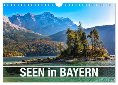 Produktbild von Seen in Bayern (Wandkalender 2027 DIN A4 quer), CALVENDO Monatskalender