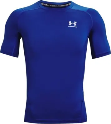Obrázok produktu pre Under Armour Men's HeatGear Armour Short Sleeve Royal/White M Fitness tričko