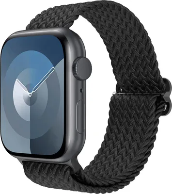 Productafbeelding van imoshion Nylon geweven bandje voor de Apple Watch | 44/45/46/49 mm - Zwart