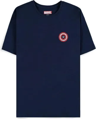 Produktbild von Captain America T-Shirt Herren Brave New World - Captain America - Wings navy S