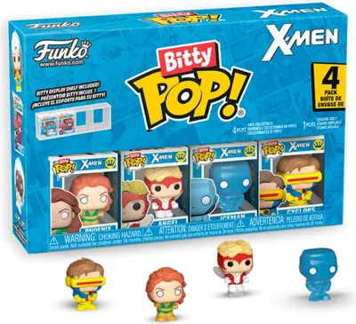 Produktbild von FUNKO Bitty POP - MARVEL X-Men Jean Grey #4er Pack