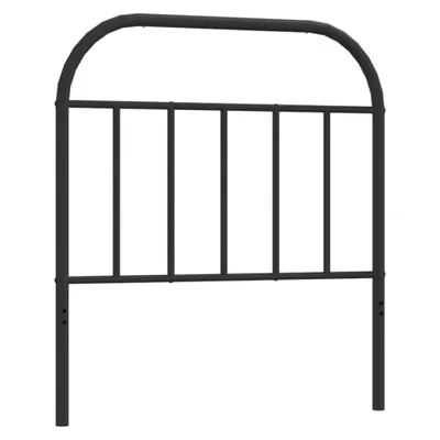 Produktbild von vidaXL Ersatz-Kopfteil Metall Schwarz 90 cm