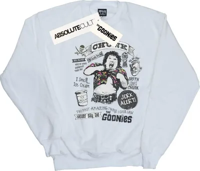 Obrázok produktu pre The Goonies - Pánska mikina "Jerk Alert" BI26584 (5XL) (White)