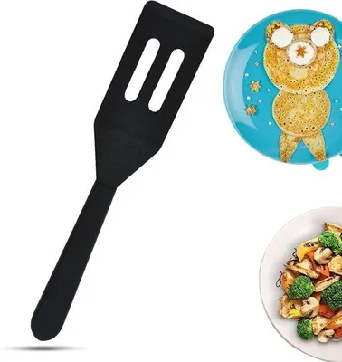 Immagine prodotto di Tappetino da cucina in silicone – Flessibile e resistente al calore, colore nero, 30 cm