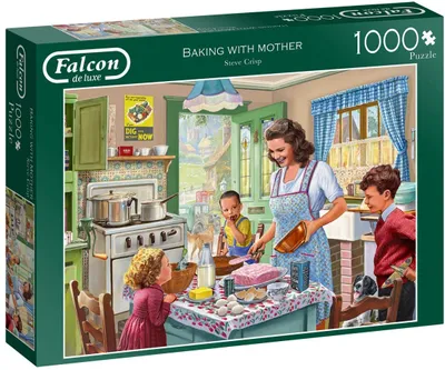 Produktbild von Falcon de luxe Baking with Mother - 1000 Teile, 1000 Stück(e), Menschen, 12 Jahr(e)