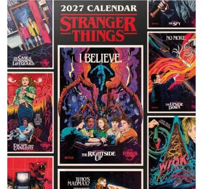 Produktbild von Stranger Things Wandkalender 2027 30 x 30 cm