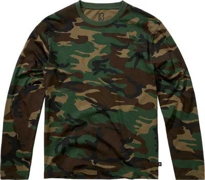 Produktbild von Brandit Premium Langarm-t-shirt Grün L Herren Grün L