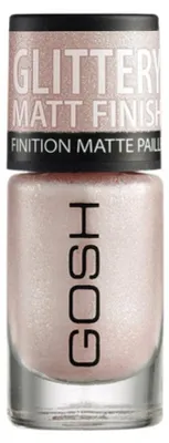 Obrázek produktu pro Gosh, třpytivý, matný finiš, lak na nehty, 06, jemně růžová, 8 ml