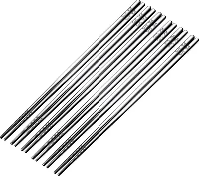 Produktbild von INF 10 Paar Essstäbchen aus Edelstahl S