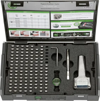 Produktbild von Typenhalter-Satz SH 2,5mm Turnus