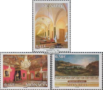 Produktbild von Briefmarken Monaco 2002 Mi 2583-2585 (kompl.Ausg.) postfrisch Freimarken: Fürstenpalast