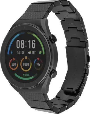 Produktbild von Armband für Smartwatch, QuickRelease 22 mm, Fixed Resin, Schwarz Carbon