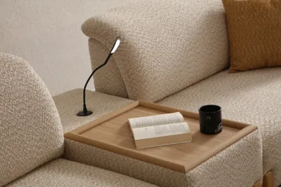 Produktbild von Beiger Tisch für das Wohnzimmer Holztisch Tisch für das Sofa