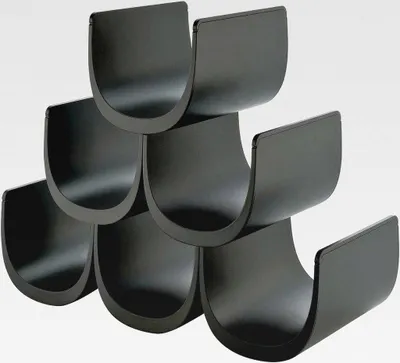 Produktbild von GIA13 B Noè Flaschenregal mit Baukastensystem, schwarz