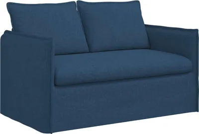 Immagine prodotto di vidaXL Divano blu 136 x 82 x 85 cm Tessuto