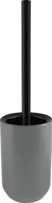Produktbild von Spirella WC Bürste Toilettenbürste Klobürste "Jaro" Steingut 11 x 41,5 cm - Grau Schwarz