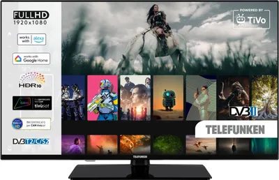 Obrázok produktu pre Telefunken TE40750B45I2KT, 101,6 cm (40"), 1920 x 1080 px, DLED, Smart TV, Wi-Fi, Čierna