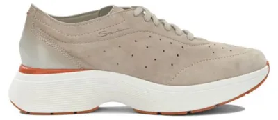 Produktbild von SANTONI Damen-Körbe aus Wildleder, Beige - Größe 36