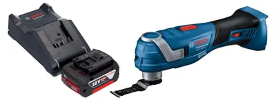 Image de Bosch GOP 18V-34 Professional Cutter multifonction sans fil 18 V Starlock Plus + 1x batterie 5,0 Ah + chargeur