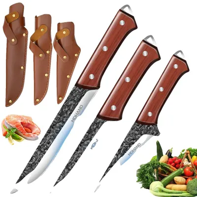 Zdjęcie produktu dla Nóż do trybowania, stal nierdzewna, ergonomiczna rękojeść, C