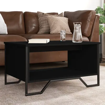 Produktbild von Möbel Couchtisch Schwarz 75x51x40 cm Holzwerkstoff - Couchtische 848484