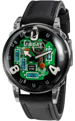 Image de Montre pour homme U-Boat, noire, modèle Uboat-3364