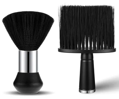 Produktbild von 2 Stück Halsbürsten für Friseure – Weiche Haarbürsten für die Haarpflege