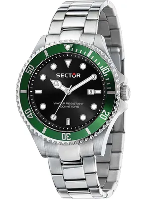 Produktbild von Sector Herren Analog Uhr Casual Edelstahl Armbanduhr silber USE53161041