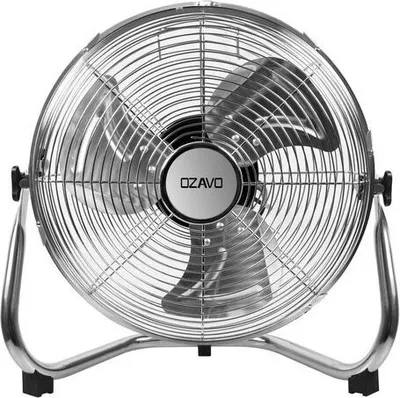 Produktbild von ⌀35 cm Bodenventilator OZ270 Standventilator 45W Windmaschine mit 3 Laufgeschwindigkeiten Tischventilator Metall Luftkühler Neigungswinkel