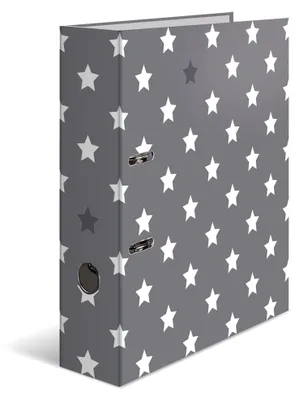 Immagine prodotto di Cartella Herma A4 Stars - grigio con stelle bianche