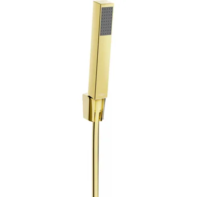 Produktbild von Mexen R-77 Kopfbrausegarnitur mit Regenbrause und Thermostatmischer, Gold - 785775052-50